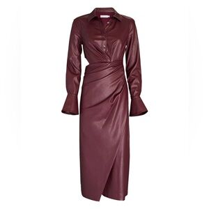 For All Man Kind XS Burgundy Dress